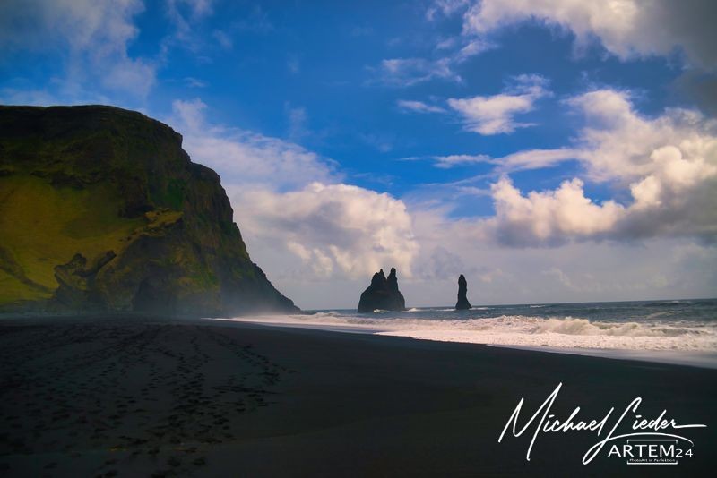 Iceland Black Beach 